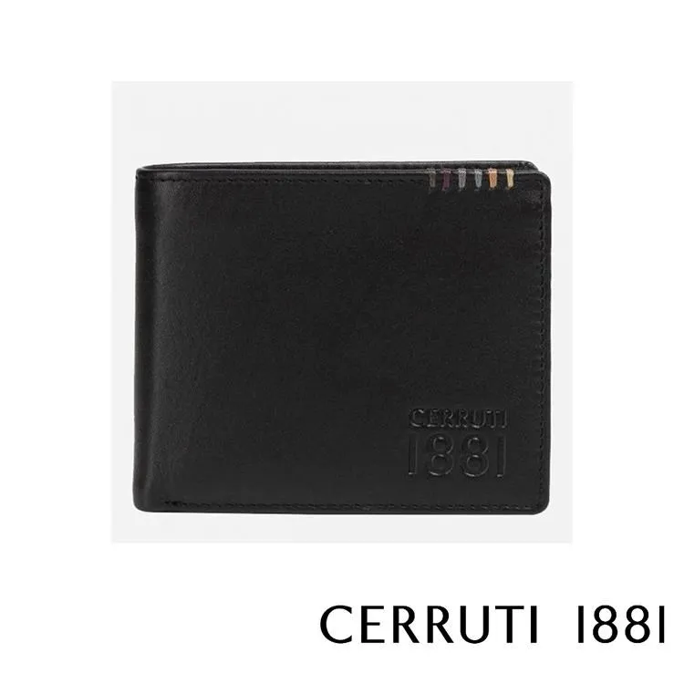 【Cerruti 1881】頂級義大利小牛皮6卡短夾 AM系列(黑色 CEPU05554M) 歷史價格詳細信息