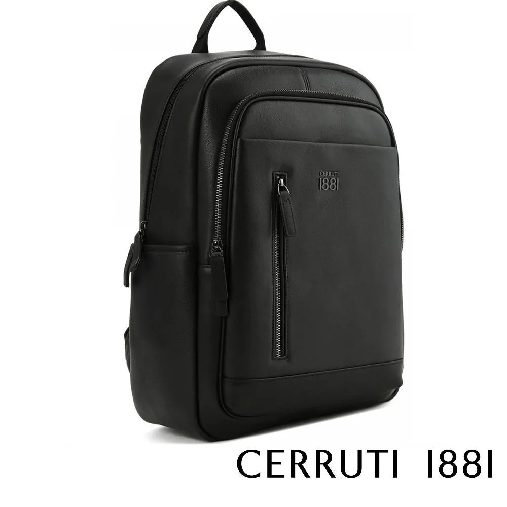 【CERRUTI 1881】義大利頂級小牛皮後背包 CEZA06273M 全新專櫃展示品(黑色) 歷史價格詳細信息