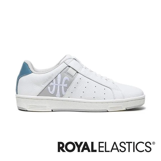 Royal Elastics Icon 休閒鞋 白 灰 藍 皮革 彈力帶 女鞋 【ACS】 91932051 歷史價格詳細信息