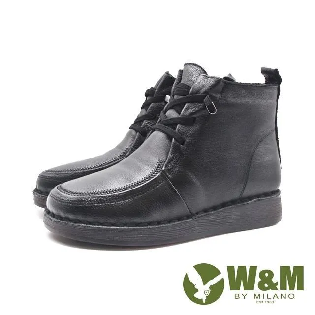 W&M(女)懶人免綁帶個性拉鍊短靴 女鞋-黑 歷史價格詳細信息