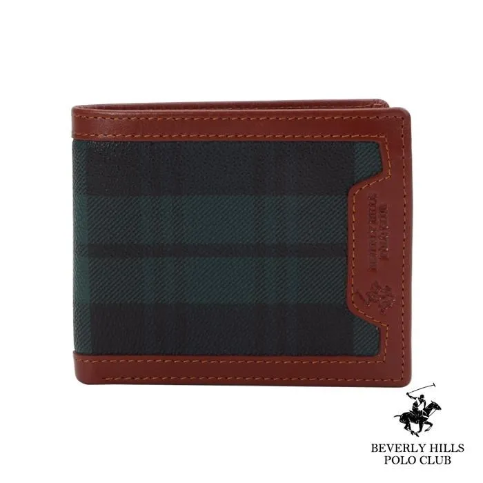 B.H. POLO 比華利保羅 直式透明窗短夾 -綠格 BH-2065 歷史價格詳細信息