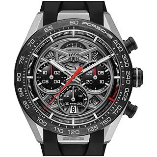 TAG HEUER 豪雅 CARRERA 計時銀面皮帶紳士款(CAV511B.FC6225)x43mm 歷史價格詳細信息