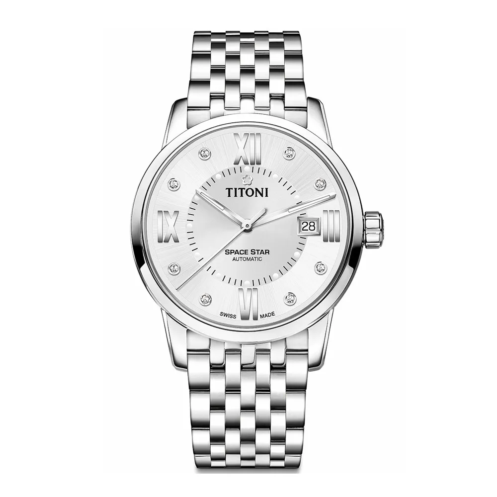 【TITONI瑞士梅花錶】 天星系列 藍銀雙色錶盤/不鏽鋼鍊帶-28mm(23538 S-580) 歷史價格詳細信息