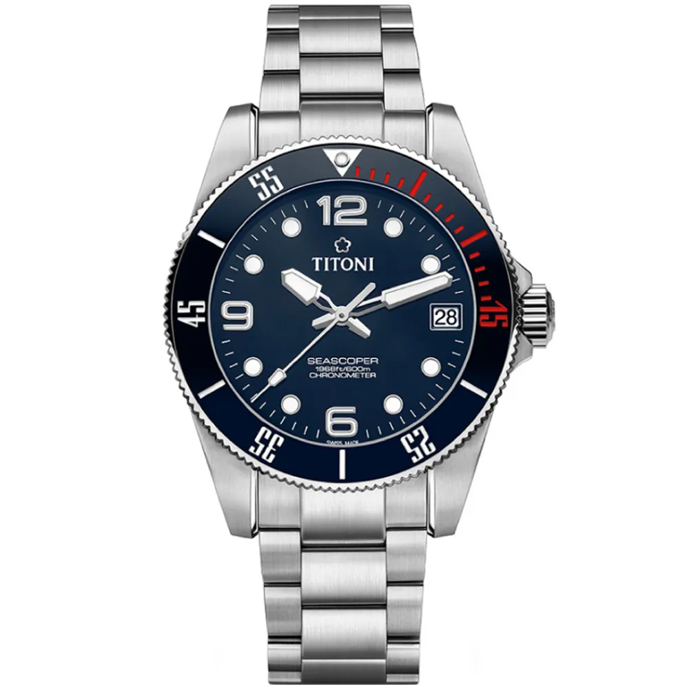 TITONI 梅花錶 SEASCOPER 600 米深潛系列機械錶(83600S-BK-256)-42mm 歷史價格詳細信息