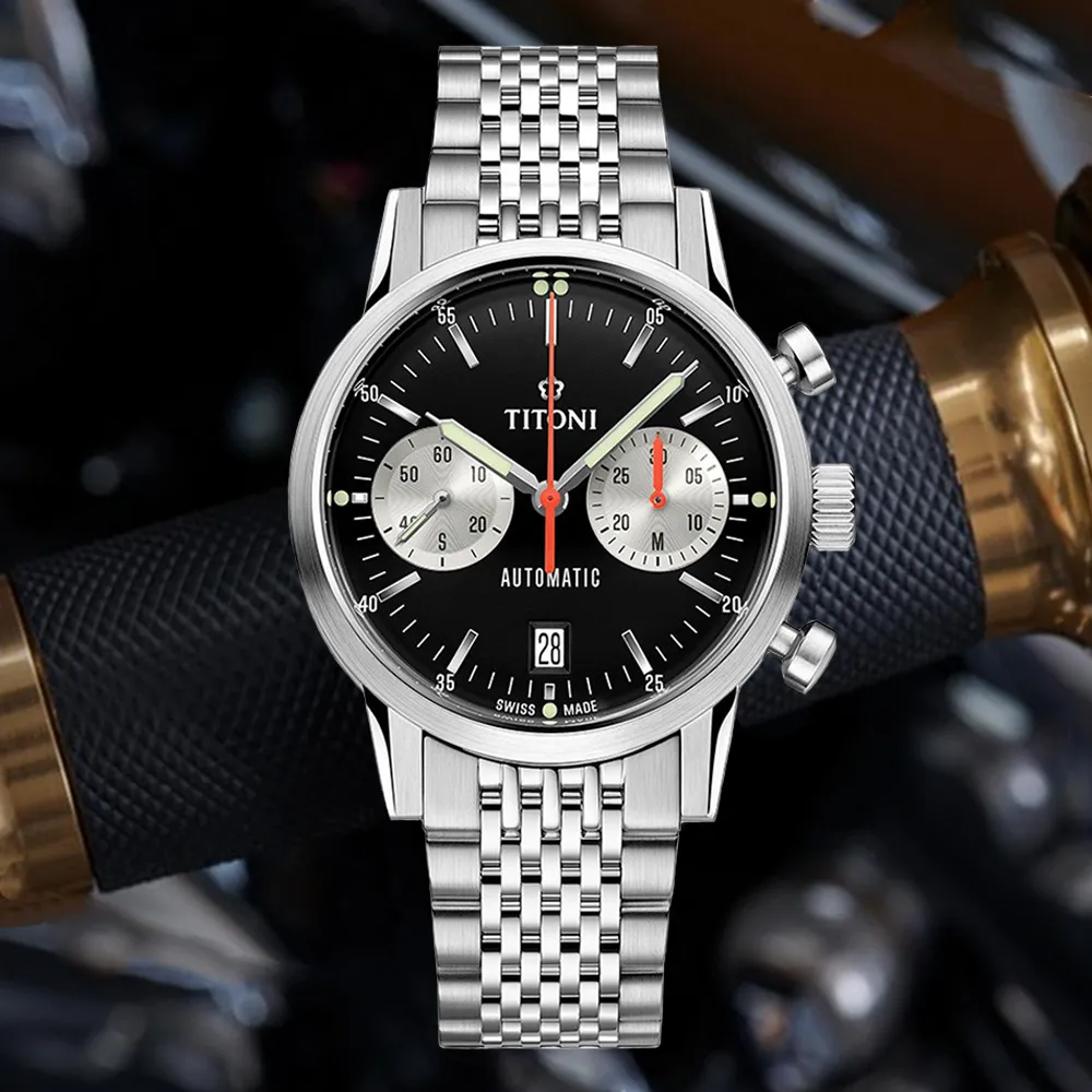 TITONI 梅花錶 傳承系列百周年紀念腕錶-39mm 83019 S-639 歷史價格詳細信息