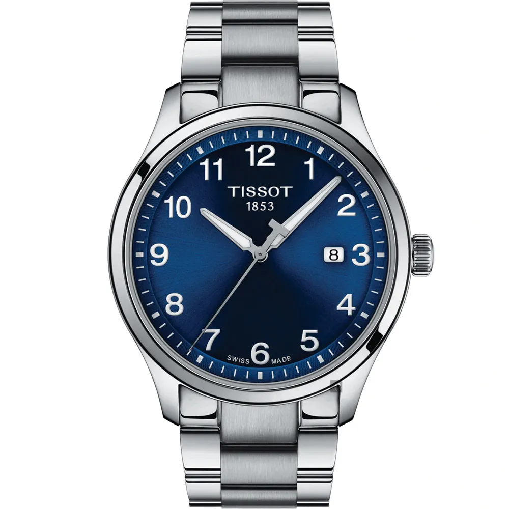 TISSOT天梭紳士XL經典石英手錶-藍x咖啡/41mm T1164101604700 廠商直送 歷史價格詳細信息