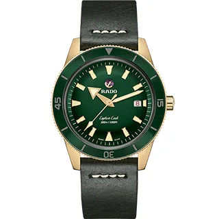 RADO 雷達 庫克船長 青銅 300米潛水計時腕錶 套錶-43mm R32146208 歷史價格詳細信息