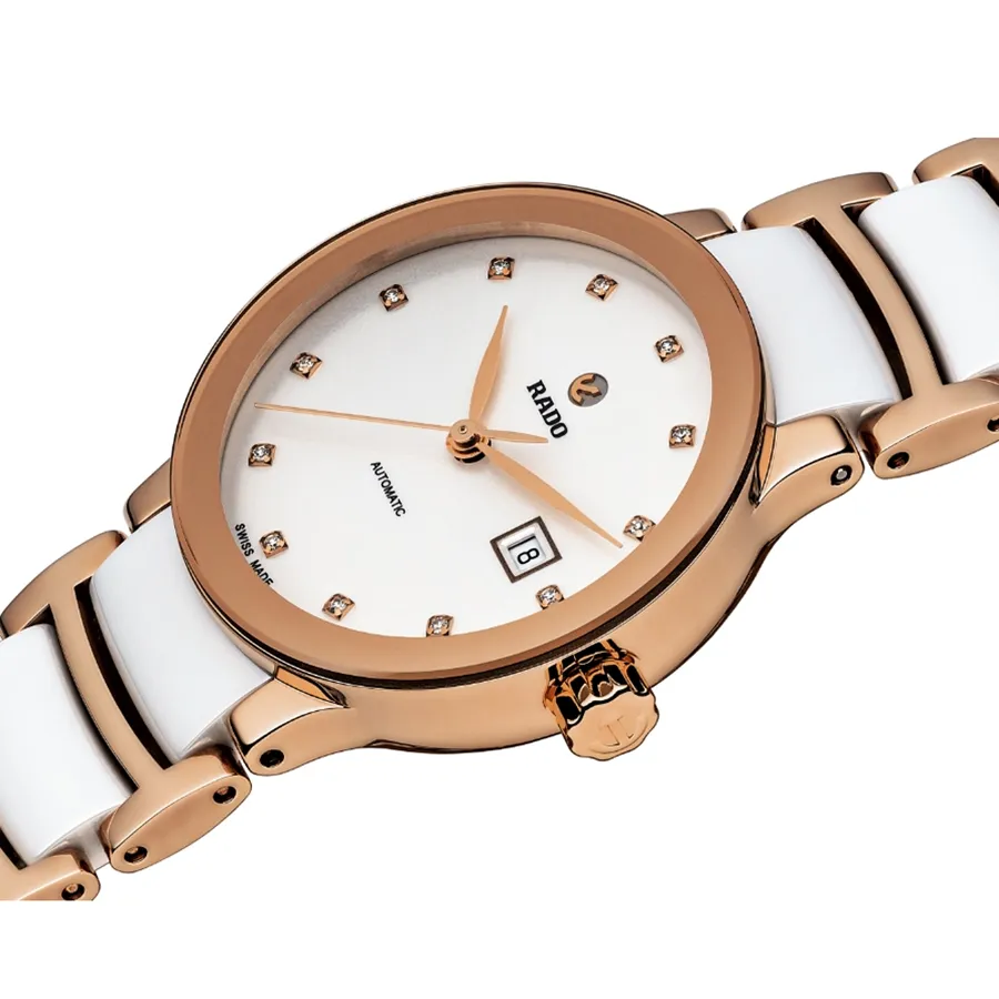 雷達 晶萃系列 黑 玫瑰金 鑽錶 Rado Centrix Diamonds 38mm_R30036712 歷史價格詳細信息