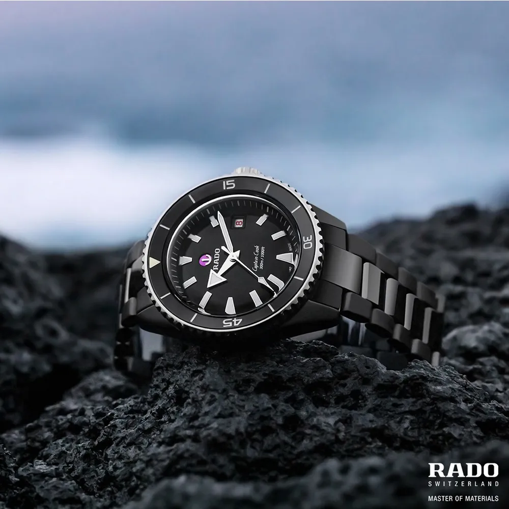 RADO 雷達 庫克船長 300米潛水計時機械錶 套錶-43mm R32145208 歷史價格詳細信息