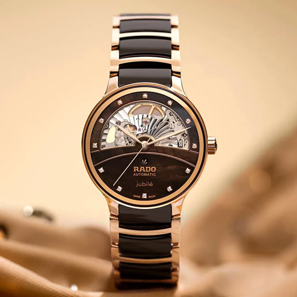 Rado 雷達表 Centrix晶萃系列 高科技陶瓷真鑽淑女機械錶-白30.5mm R05 R30019744 防水50米 歷史價格詳細信息