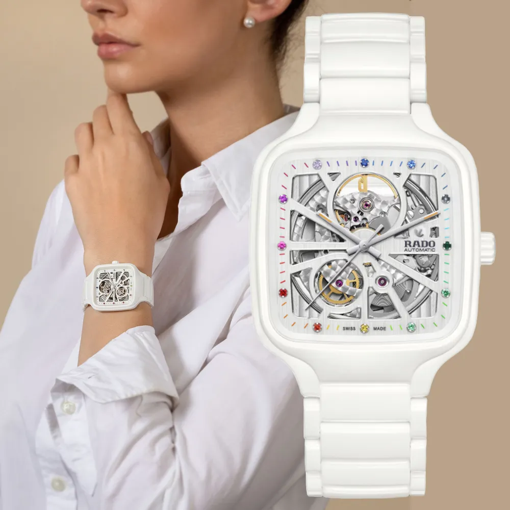 Rado 雷達表 True Thinline真薄系列 高科技陶瓷 真鑽石英錶 30mm 黑色 R05 R27742722 歷史價格詳細信息