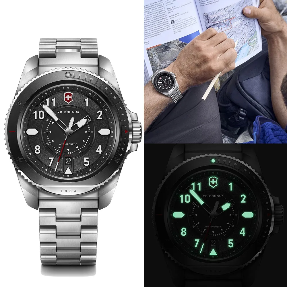 Victorinox 瑞士維氏 JOURNEY 1884 200米潛水腕錶(VISA-241978)藍/43mm 歷史價格詳細信息