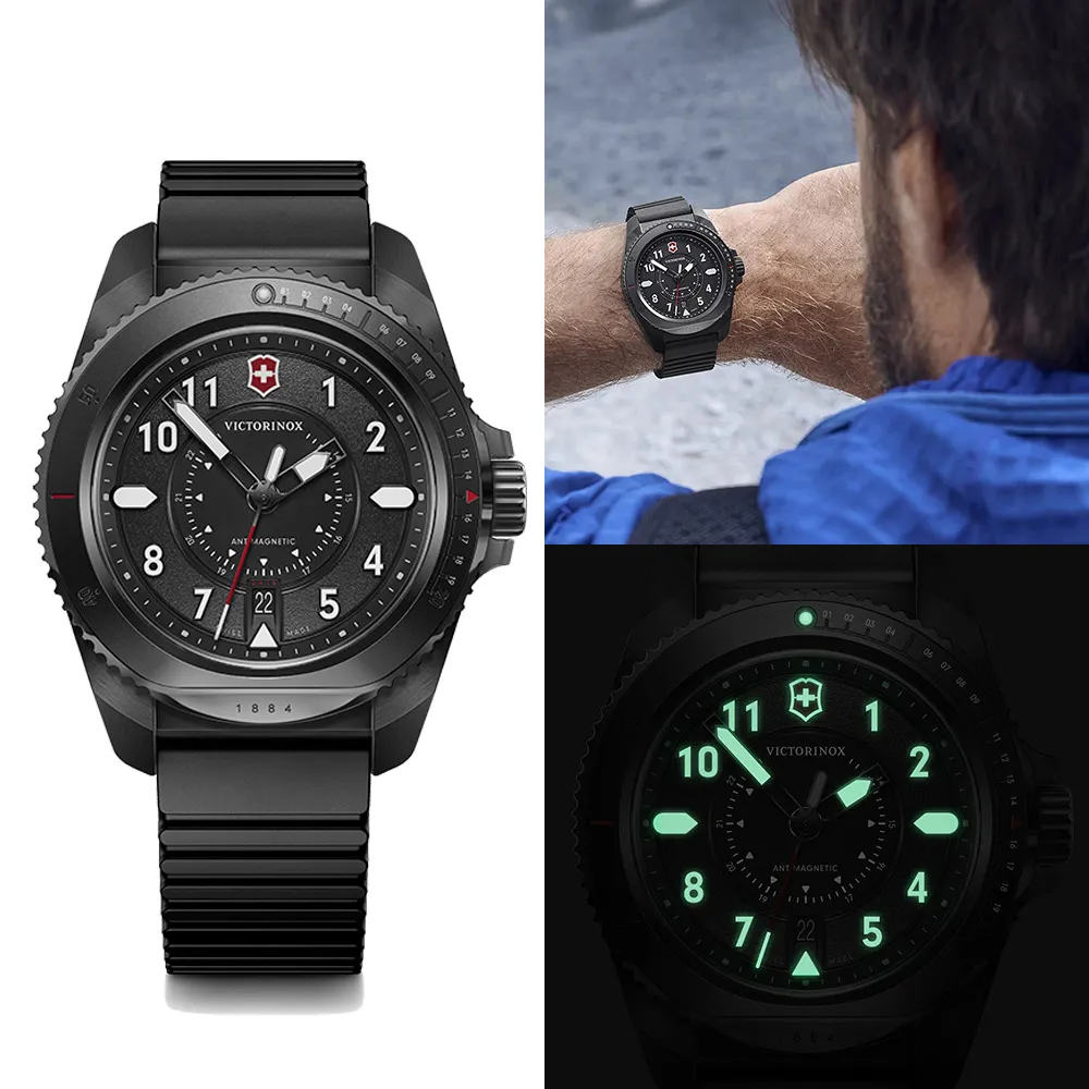 Victorinox 瑞士維氏 JOURNEY 1884 200米潛水腕錶(VISA-241978)藍/43mm 歷史價格詳細信息