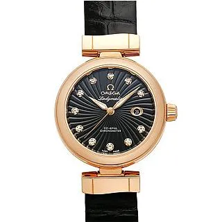 OMEGA 歐米茄 碟飛系列石英半金黃金珍珠母貝腕表(424.20.27.60.05.001)x27.4mm 歷史價格詳細信息