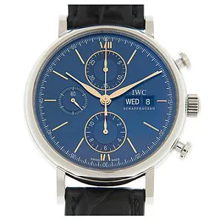 IWC 萬國錶 Portofino柏濤菲諾計時特別版(IW391408)x藍面x39mm 歷史價格詳細信息