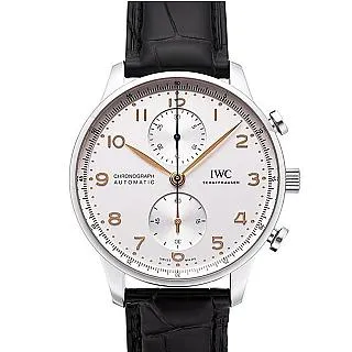 IWC 萬國錶 葡萄牙計時腕錶(IW371606)x藍x41mm 歷史價格詳細信息