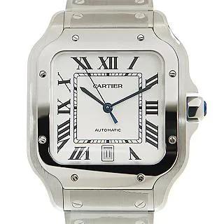 CARTIER 卡地亞 SANTOS-DUMONT玫瑰金羅馬數字皮帶超大型款(W2SA0017)x 46.6mm 歷史價格詳細信息