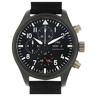 【IWC 萬國錶】飛行員青銅計時帆布腕表x藍面x41mm(IW388109) 歷史價格詳細信息