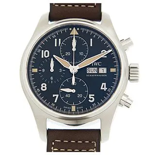【IWC 萬國錶】噴火戰機飛行員青銅計時皮帶腕表x綠面x41mm(IW387902) 歷史價格詳細信息