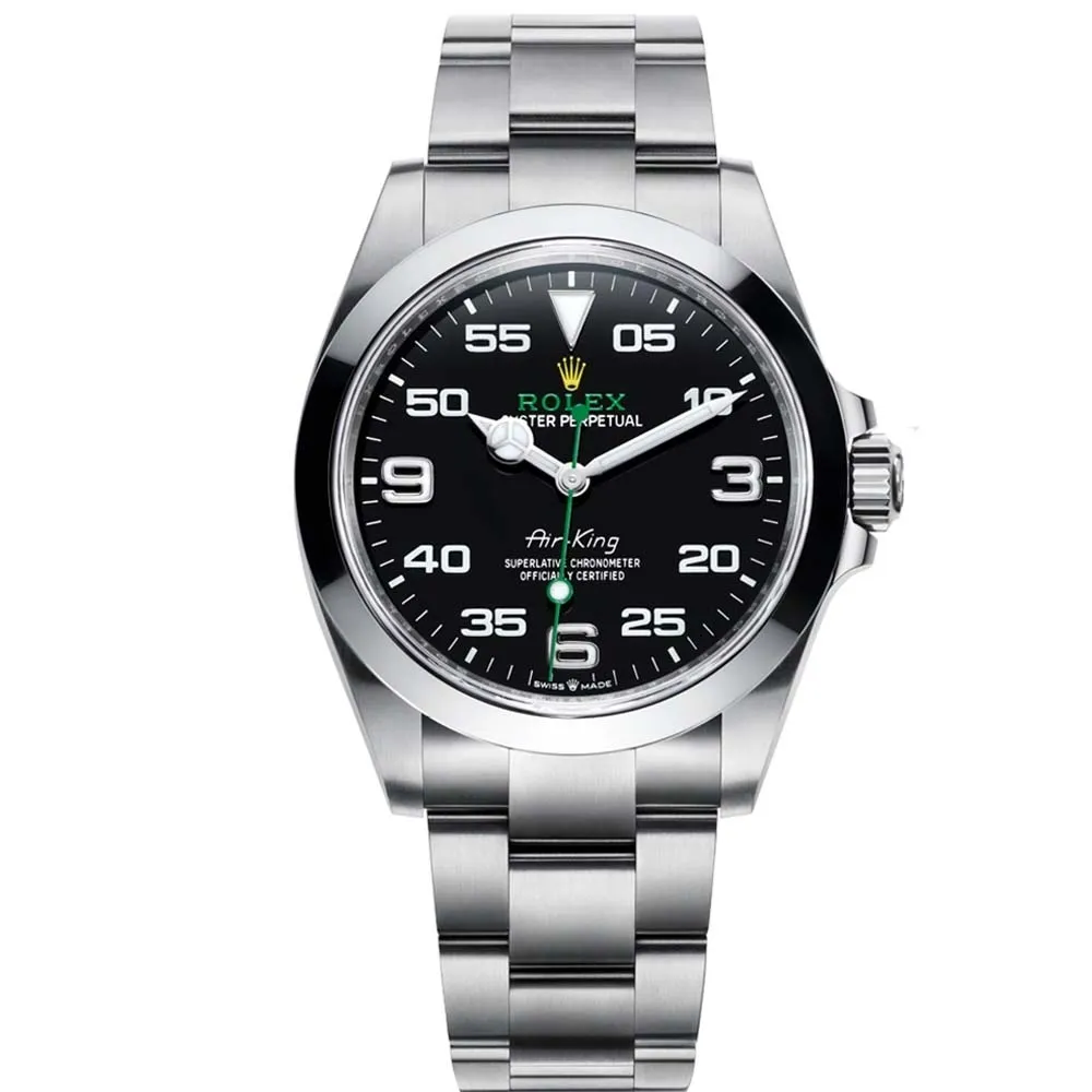 ROLEX 勞力士 Air-King 5500 不鏽鋼機械錶 空中霸王 古董錶 34mm 歷史價格詳細信息