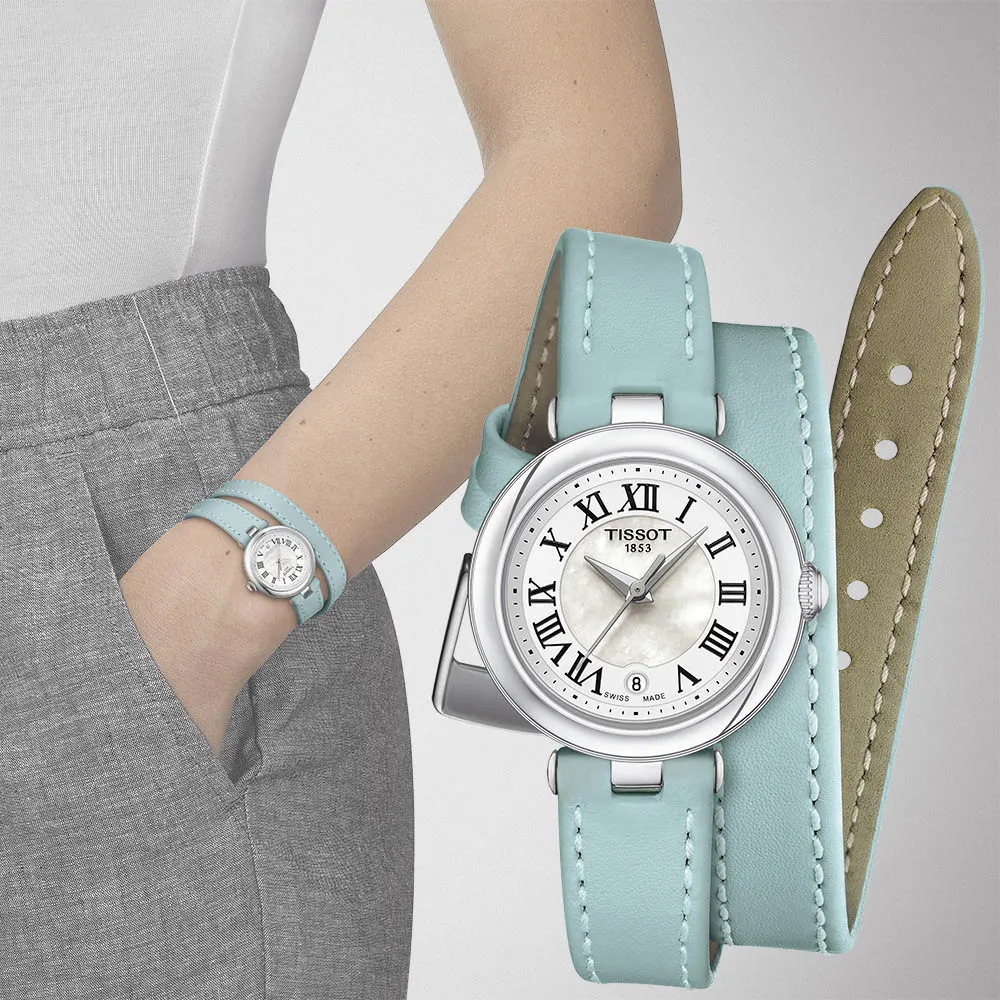 TISSOT 天梭 BELLISSIMA 珍珠母貝羅馬石英女錶-26mm(T1260101113300) 歷史價格詳細信息