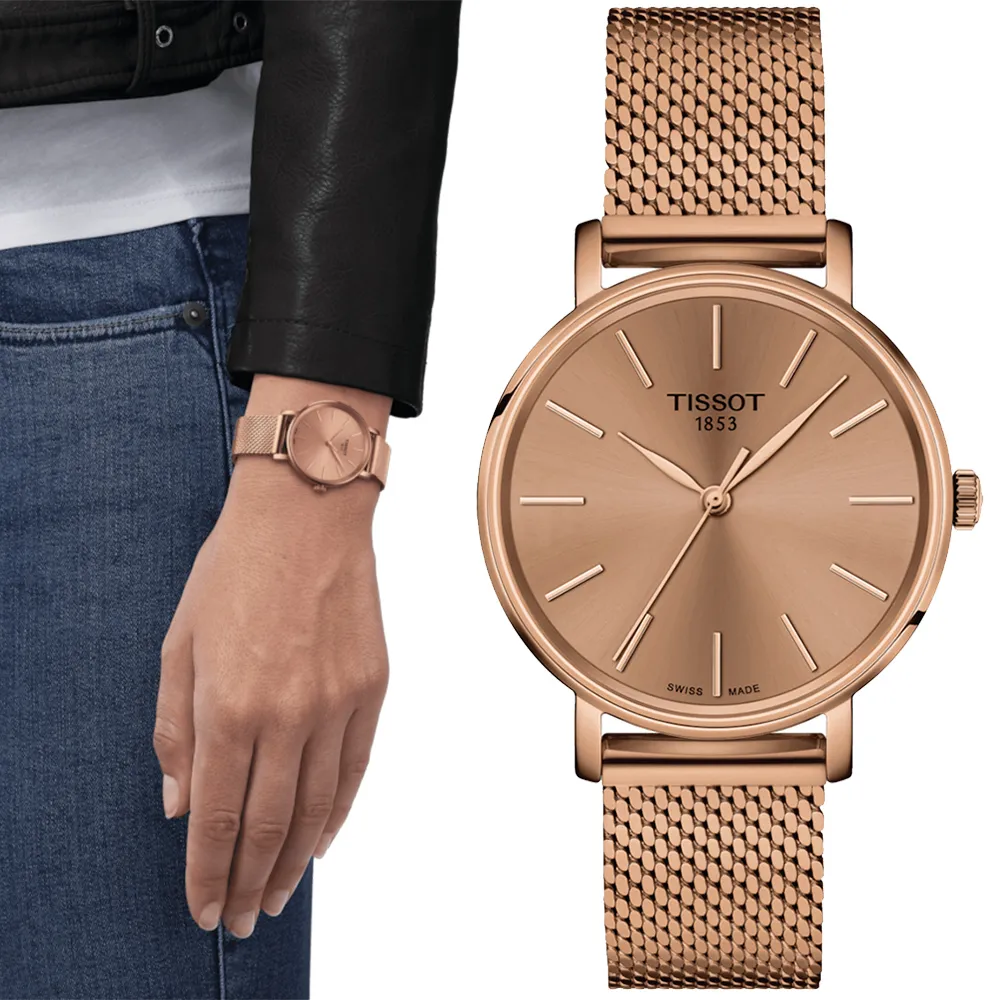 TISSOT 天梭 EVERYTIME 經典米蘭時尚男錶/金/40mm/T1434103302100 歷史價格詳細信息