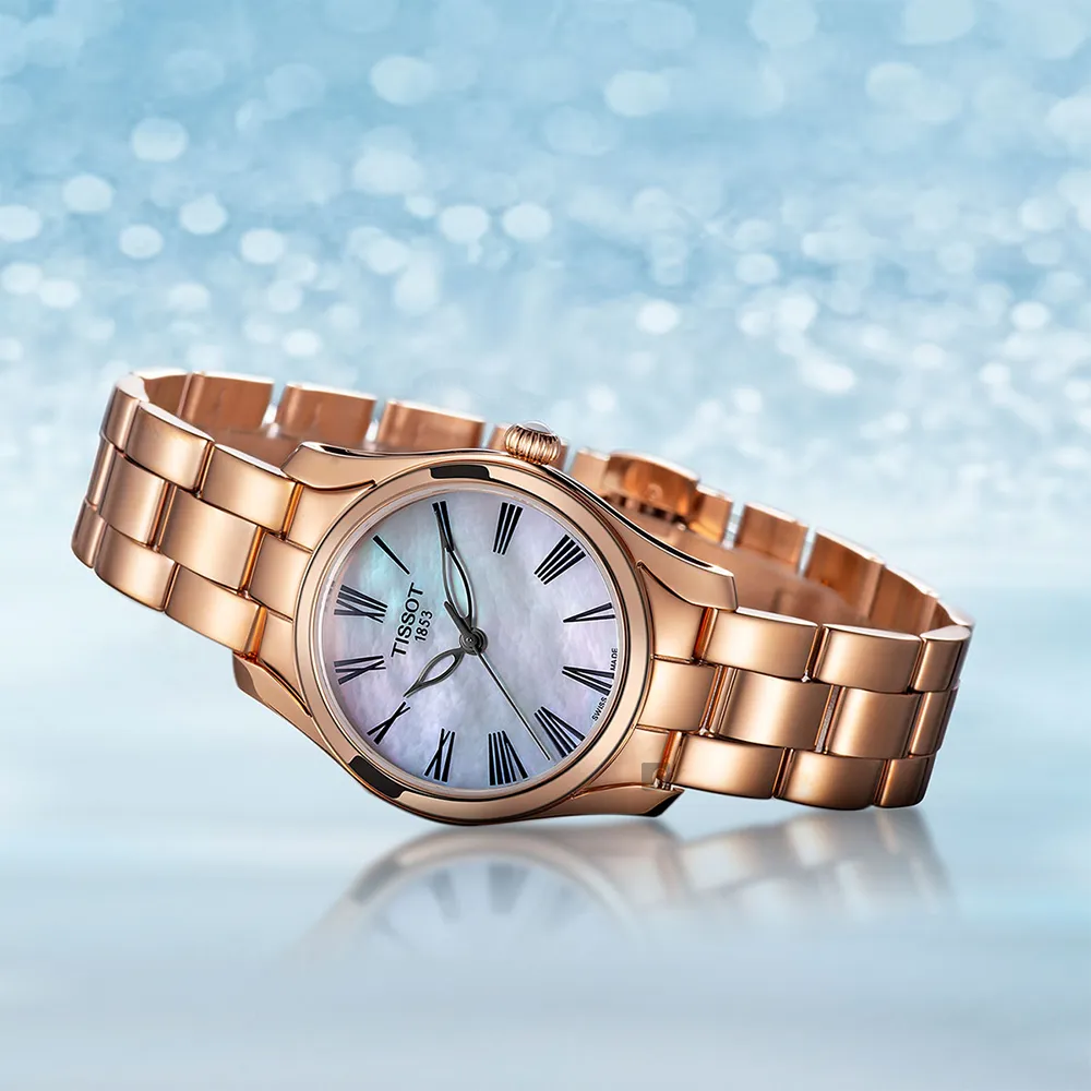 TISSOT 天梭 T-Wave 海浪系列心漾女錶-30mm T1122102211301 歷史價格詳細信息
