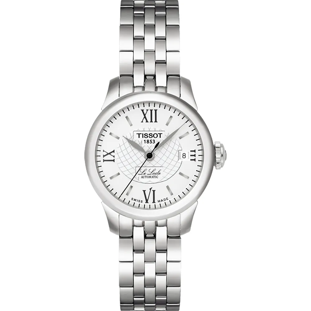 TISSOT Le Locle Lady 藝術時尚機械女錶(T41118334)-銀 歷史價格詳細信息