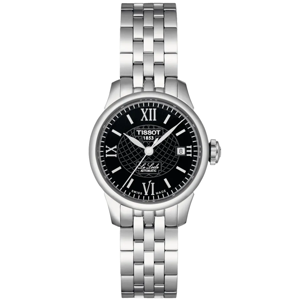TISSOT 天梭 Le Locle 力洛克羅馬機械女錶-銀x雙色/26mm T41218333 歷史價格詳細信息
