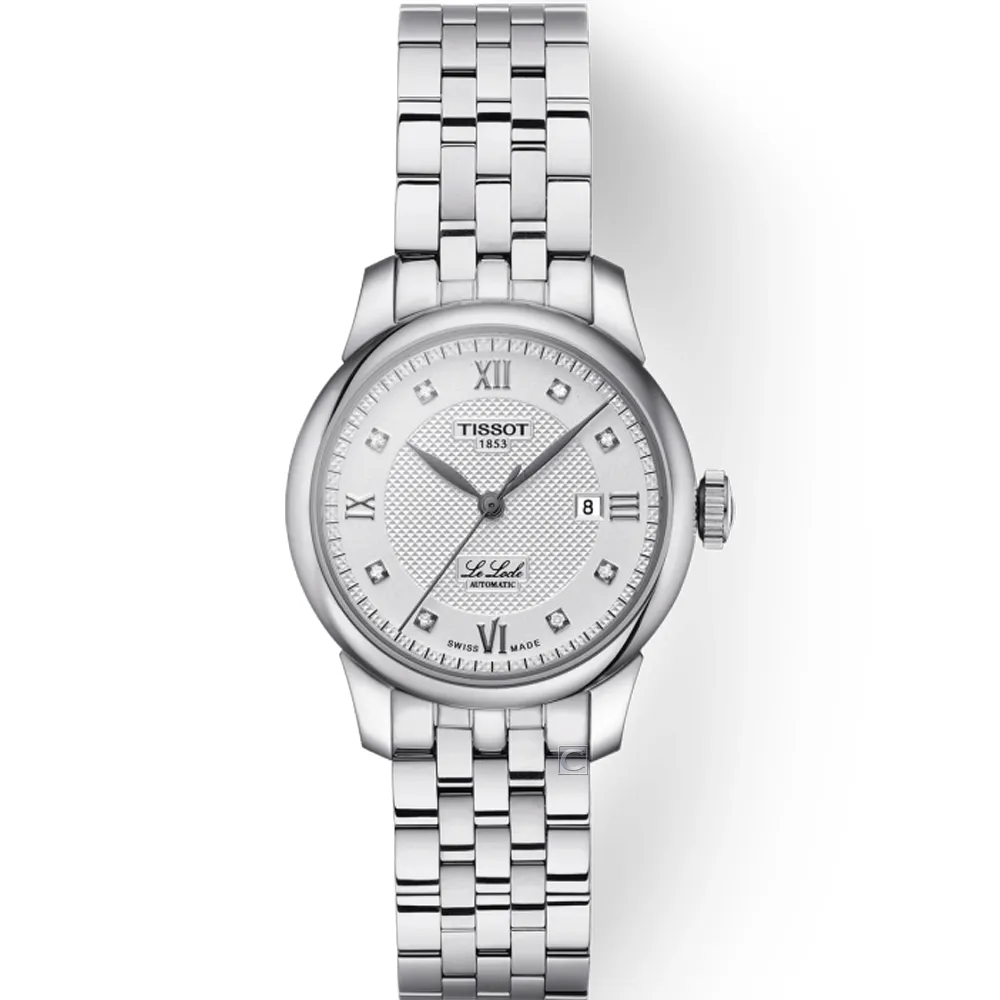 TISSOT Le Locle Lady 藝術時尚機械女錶(T41118334)-銀 歷史價格詳細信息