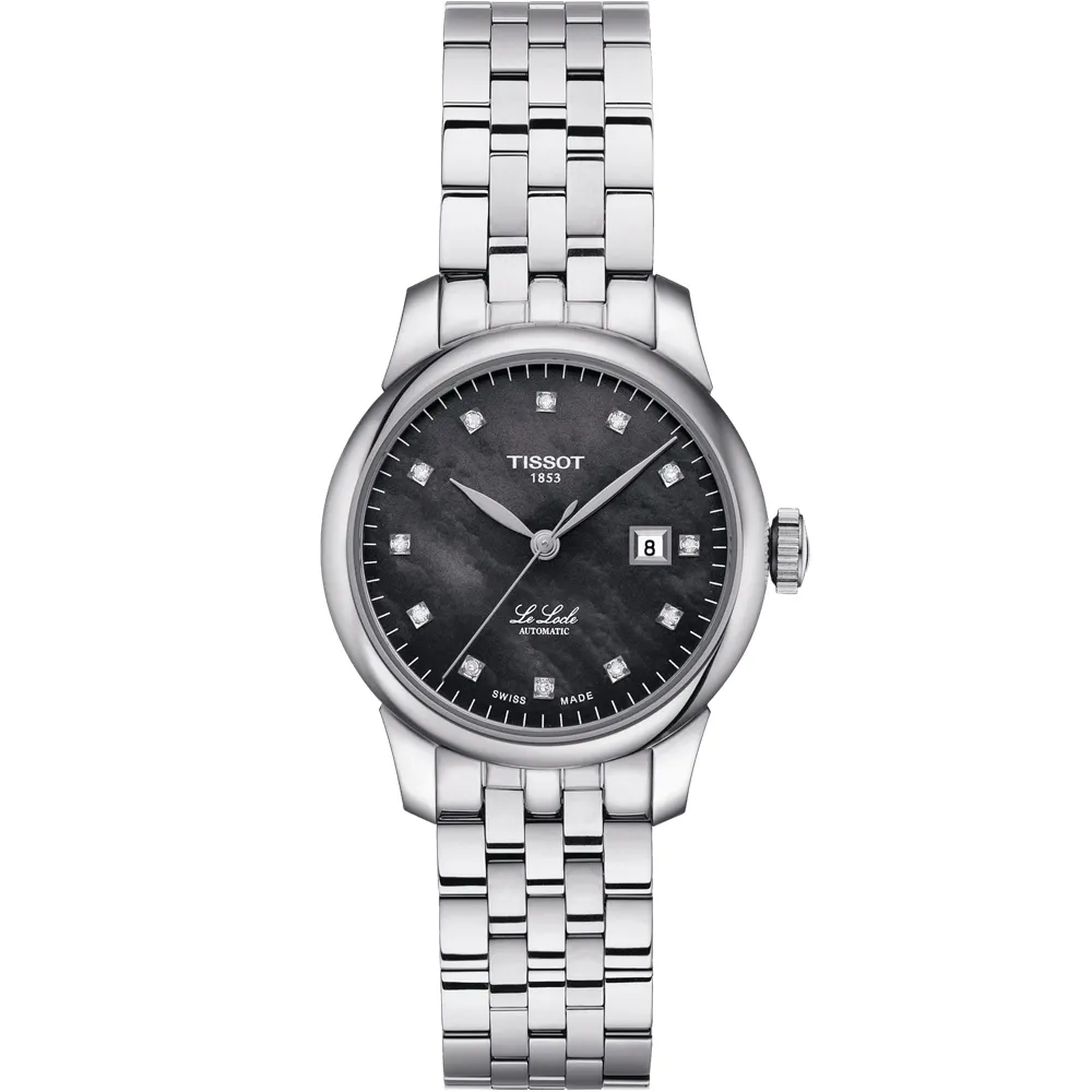 TISSOT Le Locle Lady 藝術時尚機械女錶(T41118334)-銀 歷史價格詳細信息