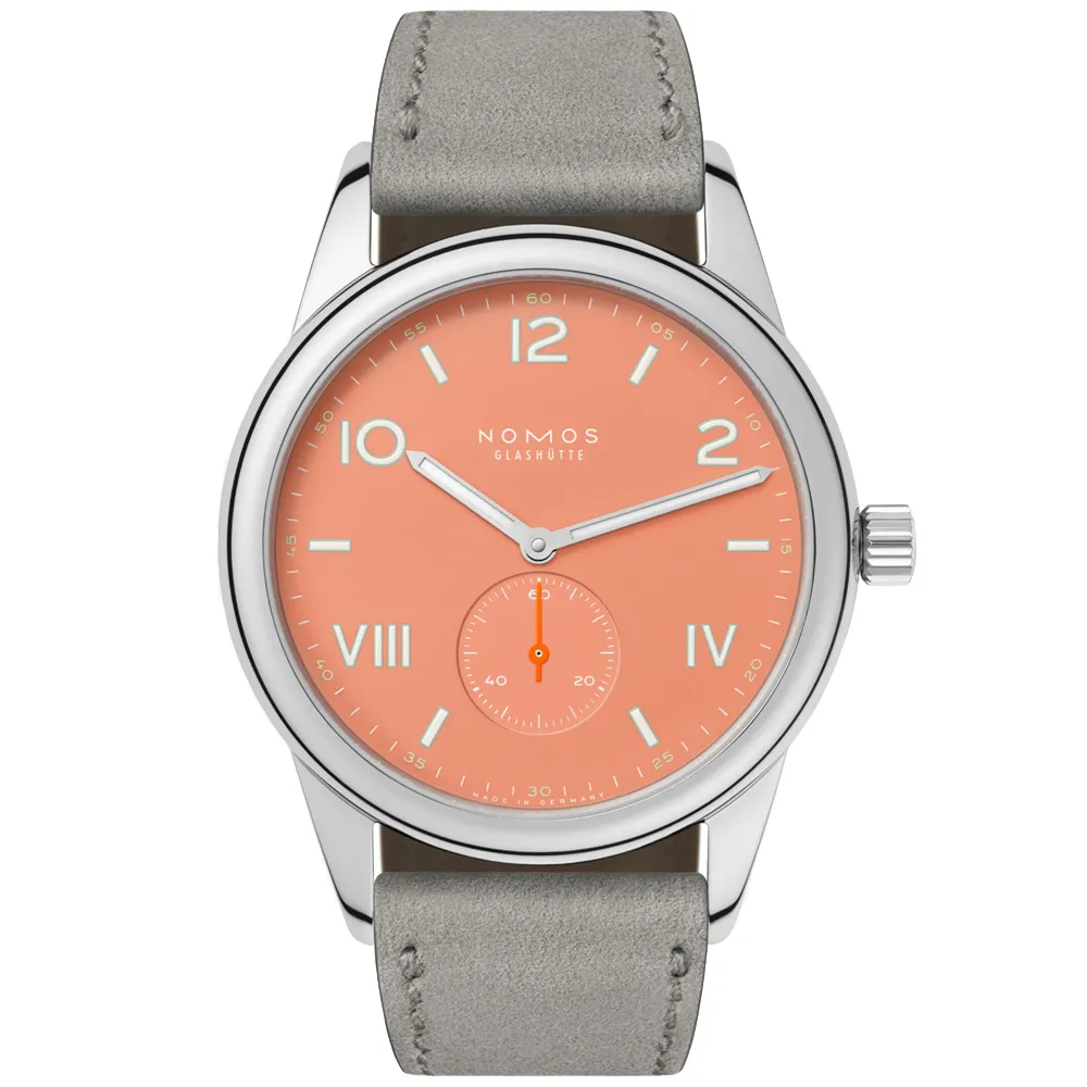 NOMOS 725 Club Campus 38 cream coral - 手動上鍊機芯 歷史價格詳細信息