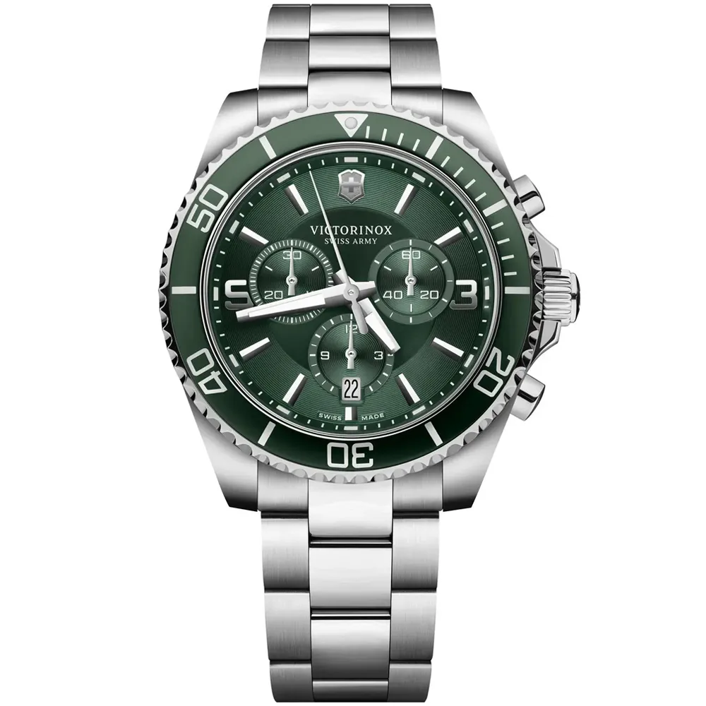 VICTORINOX瑞士維氏 Maverick 計時石英腕錶-綠 43mm / VISA-241946 歷史價格詳細信息