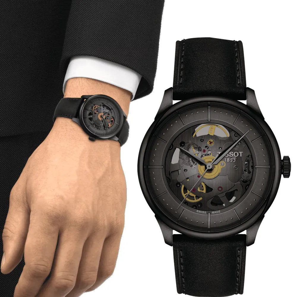 TISSOT 天梭 官方授權 杜魯爾系列簡約紳士機械腕錶-T1394071604100/42mm 歷史價格詳細信息