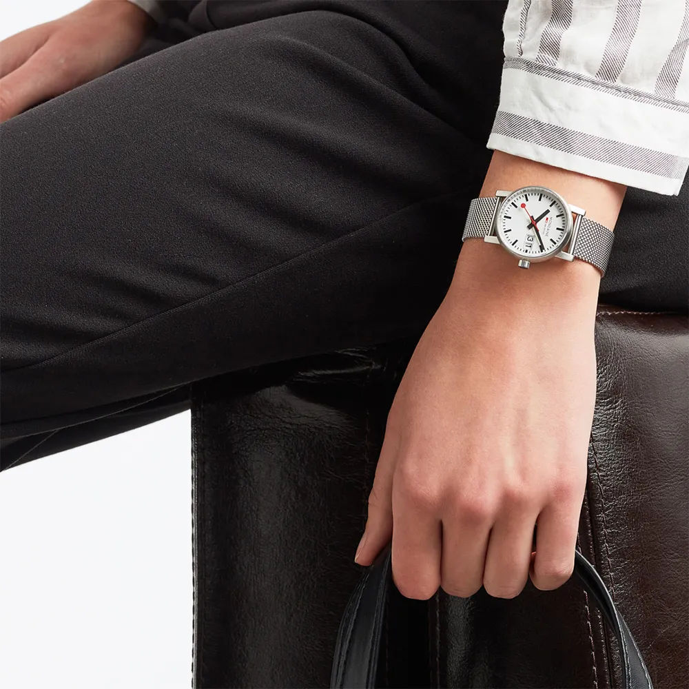 MONDAINE 瑞士國鐵evo2時光走廊腕錶-30mm/紅 30210LC 歷史價格詳細信息