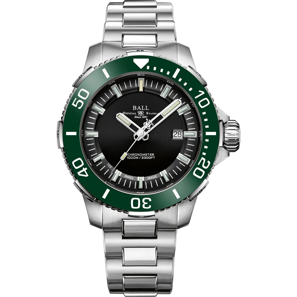 BALL 波爾 DeepQUEST II系列 鈦 天文台認證1000米潛水陶瓷機械腕錶-42mm DM3002A-S4CJ-BK 歷史價格詳細信息