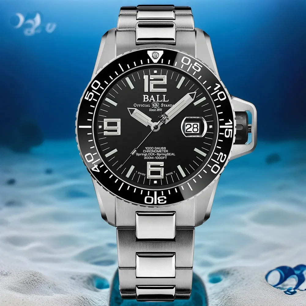 BALL 波爾錶 Engineer Hydrocarbon EOD 自動機械腕錶-DM3200A-S2C-BK/官方授權經銷商 歷史價格詳細信息