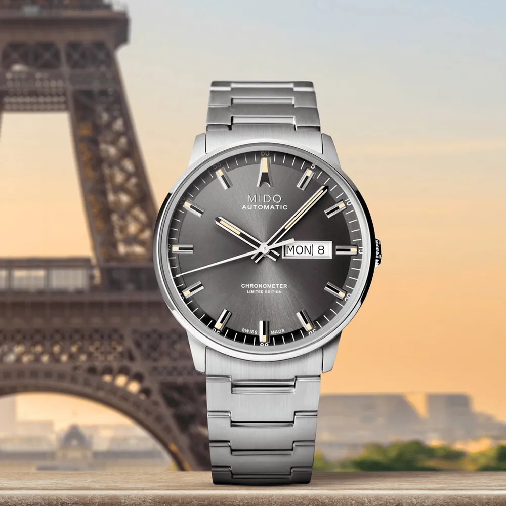 MIDO美度 COMMANDER 香榭系列 20週年 天文台認證機械腕錶 40mm / M0214311106102 歷史價格詳細信息