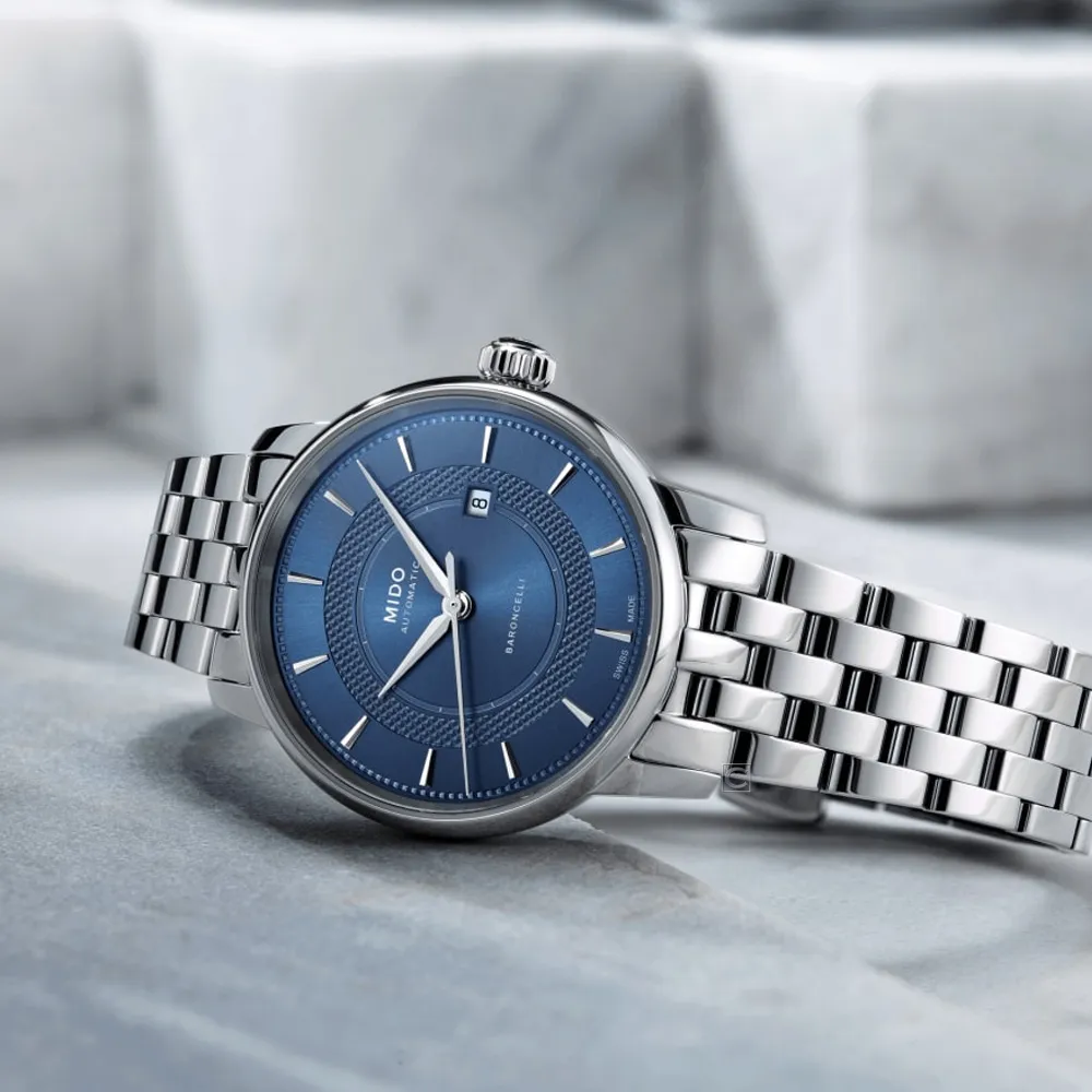 MIDO美度 BARONCELLI SIGNATURE 永恆系列 經典機械腕錶 39mm / M0374071103101 歷史價格詳細信息