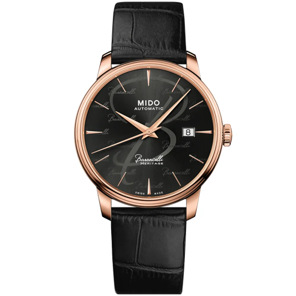 MIDO美度 BARONCELLI 永恆系列 超薄復刻機械腕錶 39mm / M0274071109100 歷史價格詳細信息