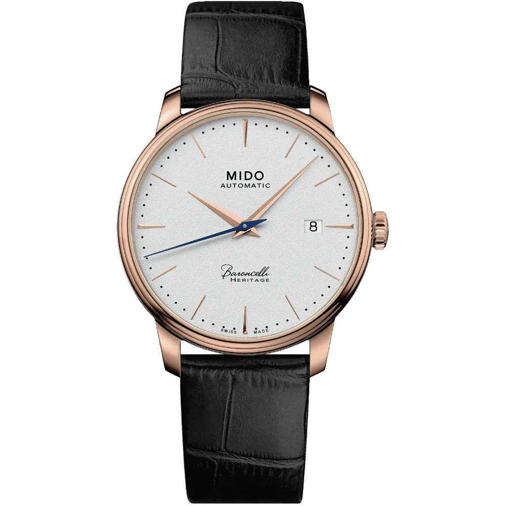 MIDO美度 BARONCELLI 永恆系列 超薄復刻機械腕錶 39mm / M0274071109100 歷史價格詳細信息