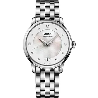 MIDO 美度 BARONCELLI 永恆真鑽機械女錶-33mm M0378072203100 歷史價格詳細信息