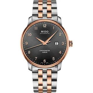 MIDO美度 BARONCELLI 永恆系列 天文台認證機械腕錶 40mm / M0274083603100 歷史價格詳細信息