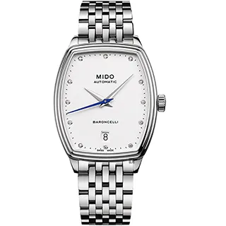 MIDO美度 BARONCELLI 永恆系列 真鑽優雅機械腕錶 33mm / M0072073629100 歷史價格詳細信息