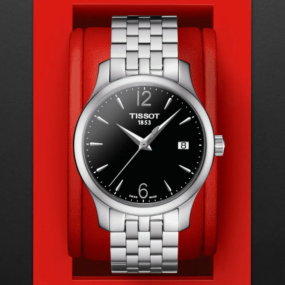 TISSOT天梭 TRADITION系列 經典計時腕錶 42mm/T0636173603700 歷史價格詳細信息
