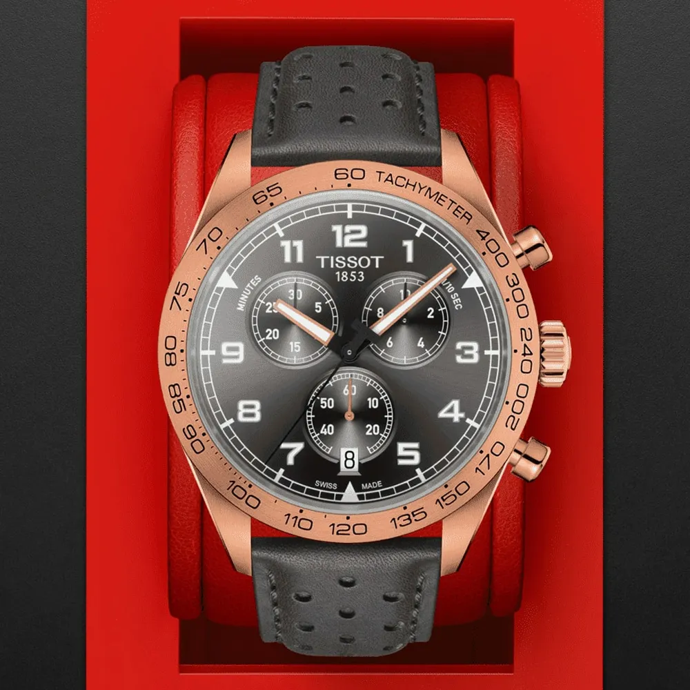 TISSOT  PRS516 CHRONOGRAPH計時運動賽車錶-T1316171104200/藍x鋼帶款 歷史價格詳細信息