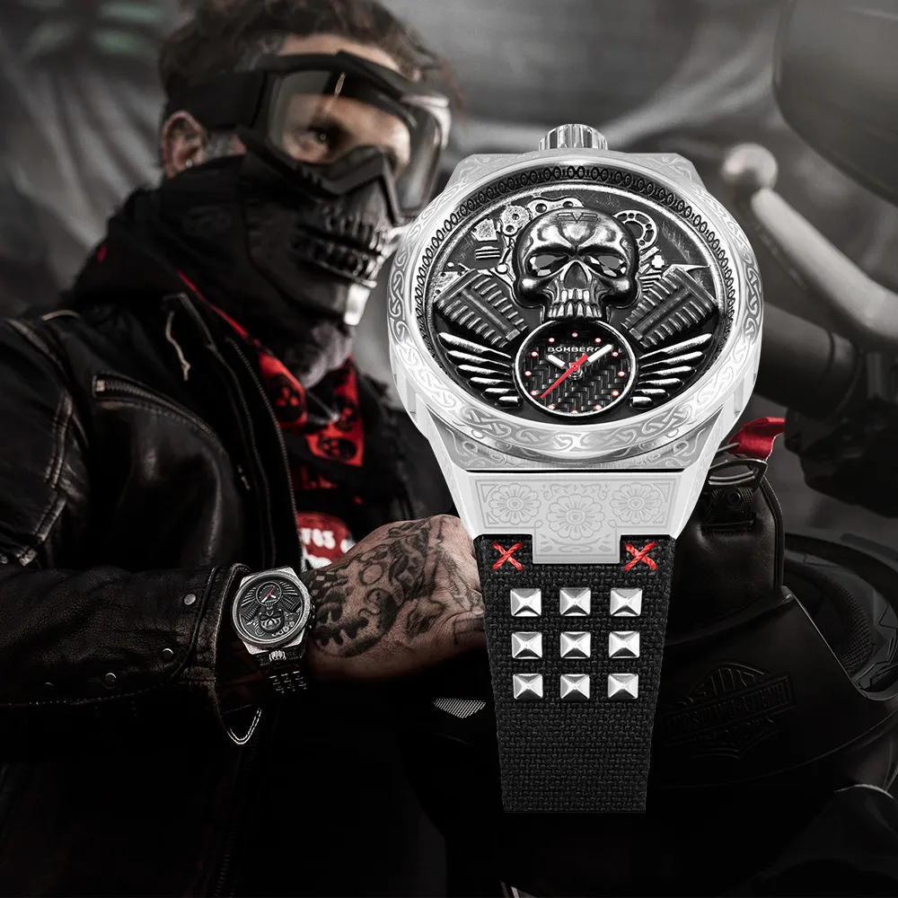 BOMBERG 炸彈錶 Bolt-68 NEO系列 十週年紀念骷髏機械腕錶-消光黑(BF43APBA.08-2.12) 歷史價格詳細信息