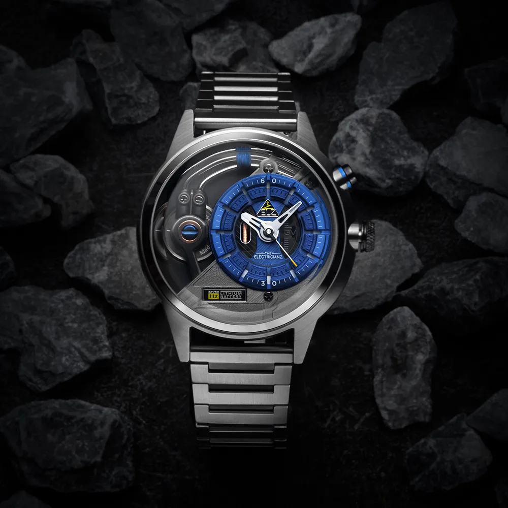 THE ELECTRICIANZ  機甲戰隊 宇宙電路發光機械錶-ZZ-B1C 03-CNB/藍43MM 歷史價格詳細信息