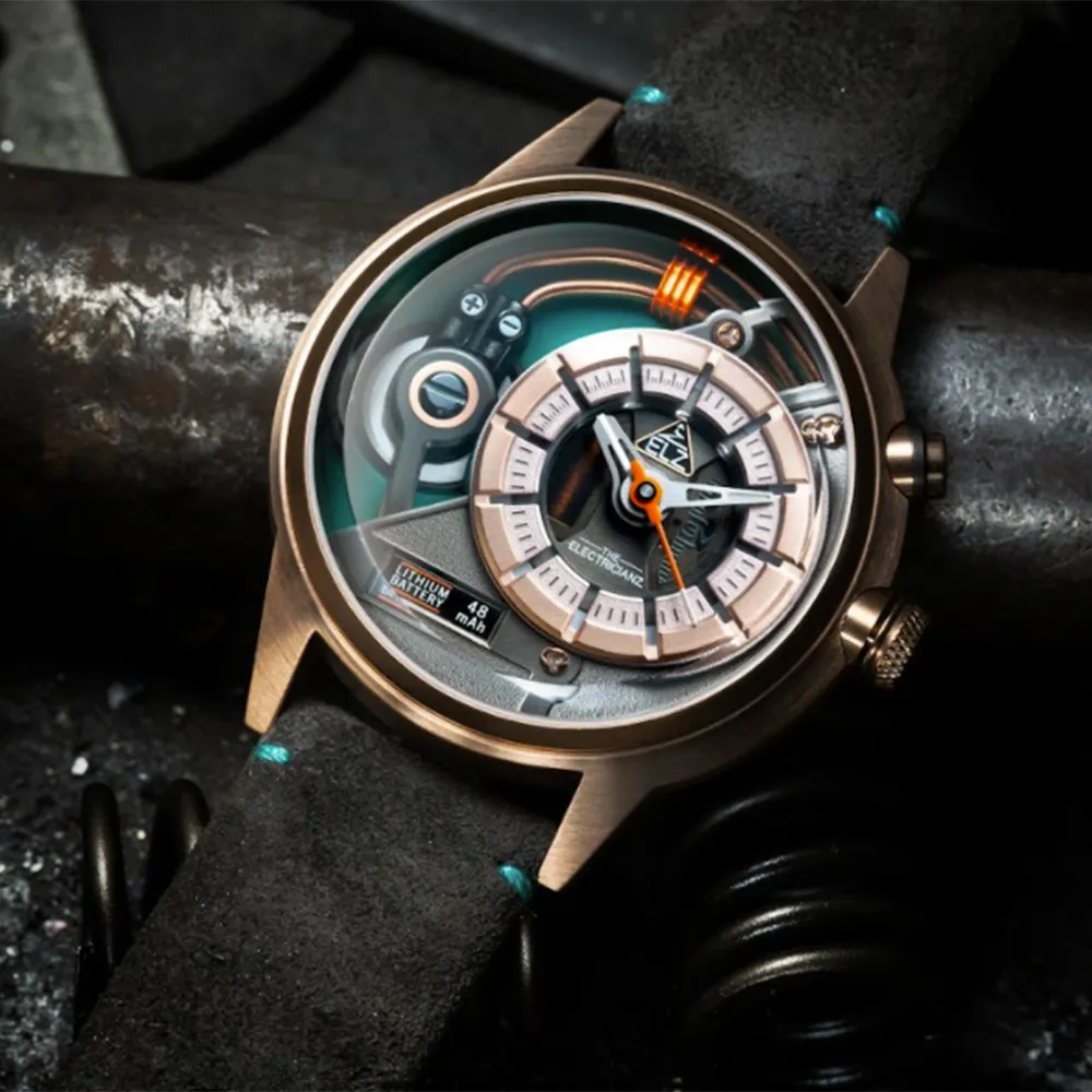 THE ELECTRICIANZ  機甲戰隊 宇宙電路發光機械錶-ZZ-B1C 03-CNB/藍43MM 歷史價格詳細信息