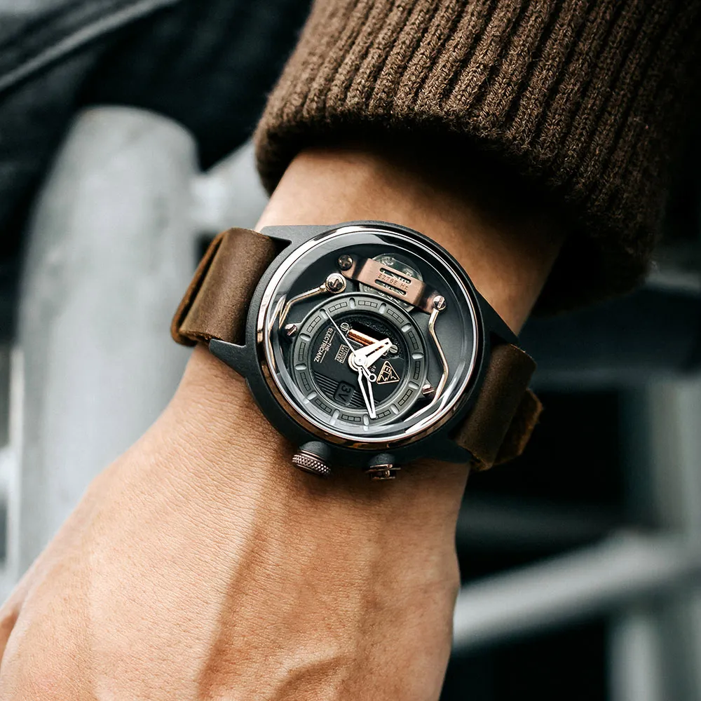 THE ELECTRICIANZ  機甲戰隊 宇宙電路發光機械錶-ZZ-B1C 03-CNB/藍43MM 歷史價格詳細信息